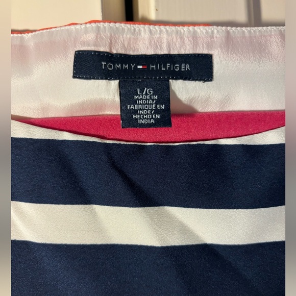 Tommy Hilfiger Floral and Stripped shift dress, size L - Picture 2 of 4